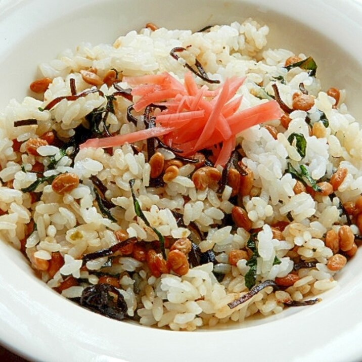 まな板なし5分!?大葉炒めで❤納豆チャーハン♪